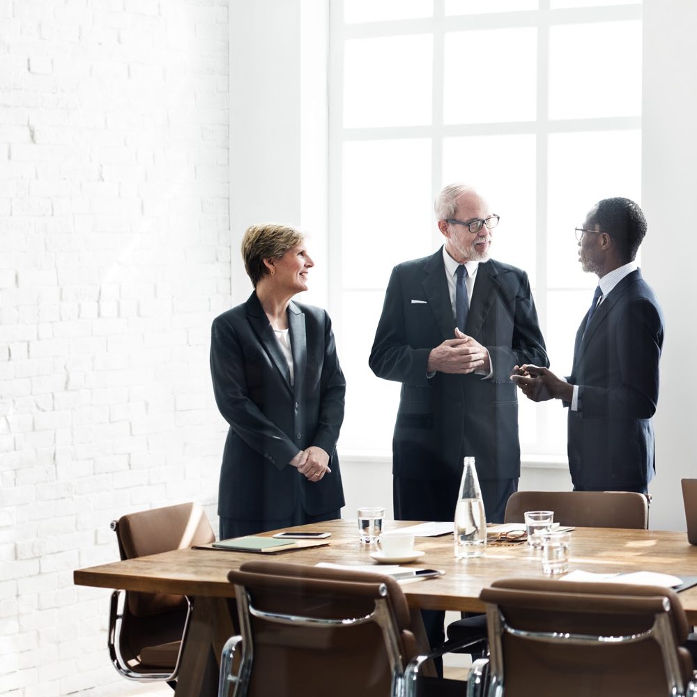 Business Group Meeting Discussion Strategy Working Concept Aspire Property Finance News